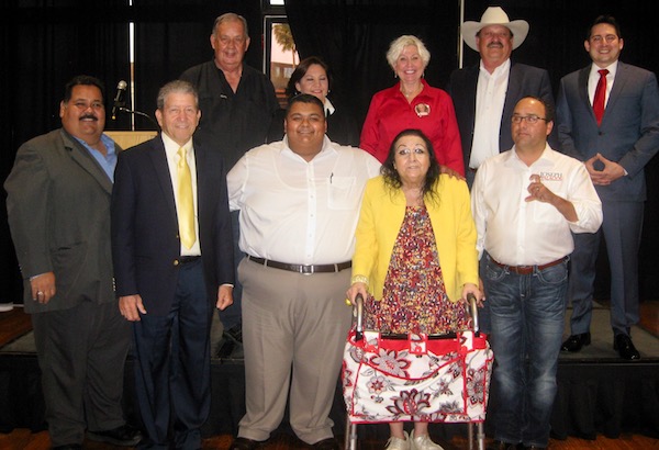 Front Row: Ross Beltran, Rene Guerra, Joshua Alvarez (PSA Officer), Dr. Alianak, Joseph Palacios. Second Row: Richard Cortez, Anita Carreon, Jane Cross, Eloy Pulido, Armando Guerra.